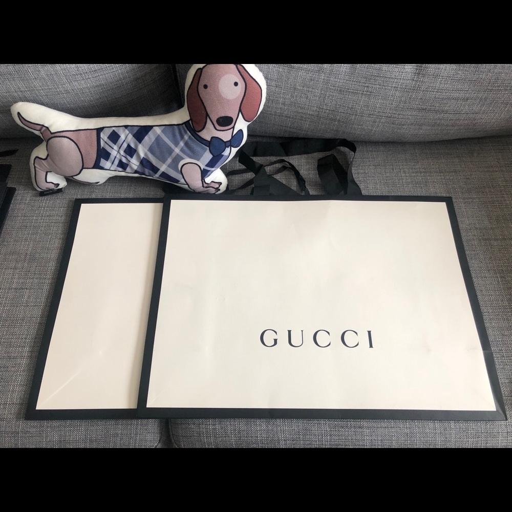 Authentic Gucci shopping bag one